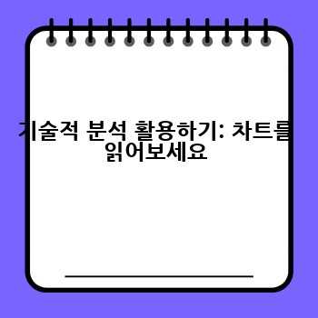 기술적 분석 활용하기: 차트를 읽어보세요
