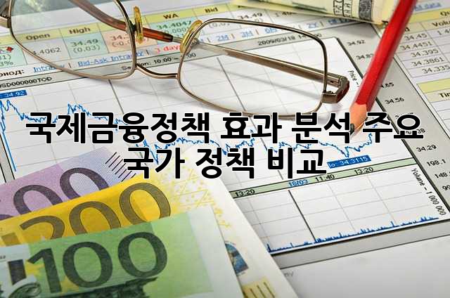 국제금융정책 효과 분석: 주요 국가 정책 비교