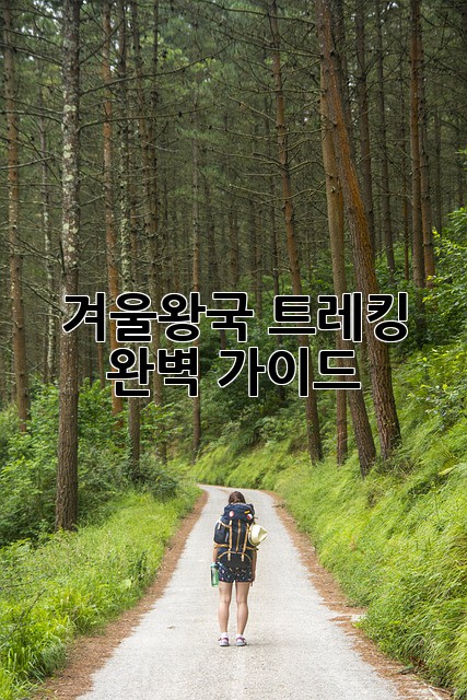 겨울왕국 트레킹: 완벽 가이드