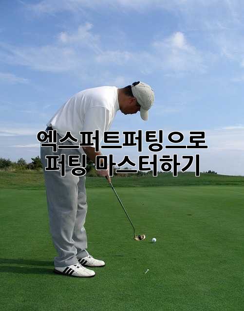 엑스퍼트퍼팅으로 퍼팅 마스터하기!