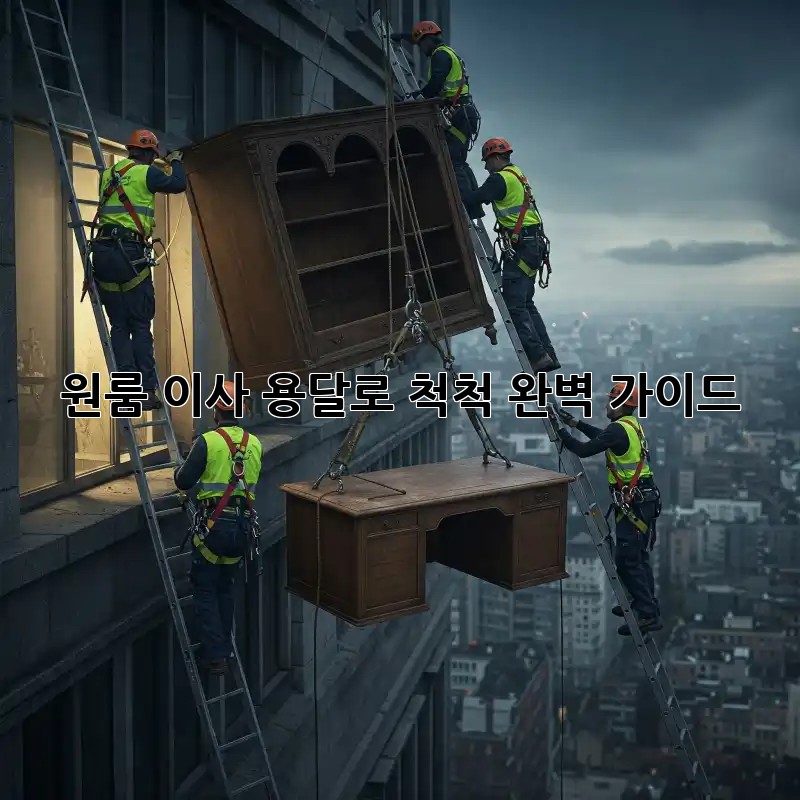 원룸 이사, 용달로 척척! 완벽 가이드