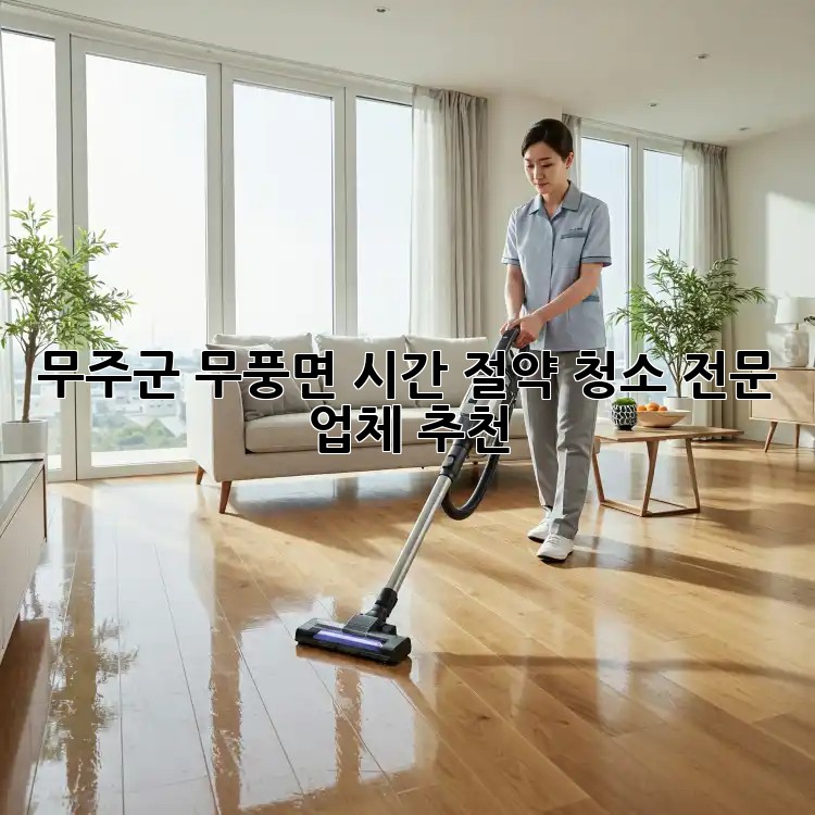 무주군 무풍면 시간 절약 청소 전문 업체 추천