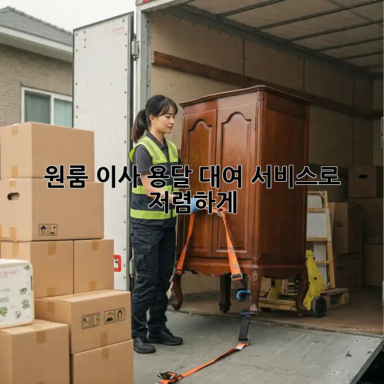원룸 이사, 용달 대여 서비스로 저렴하게!