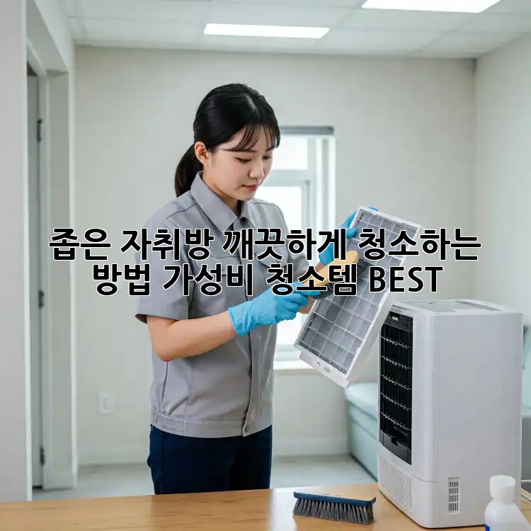좁은 자취방, 깨끗하게 청소하는 방법! 가성비 청소템 BEST