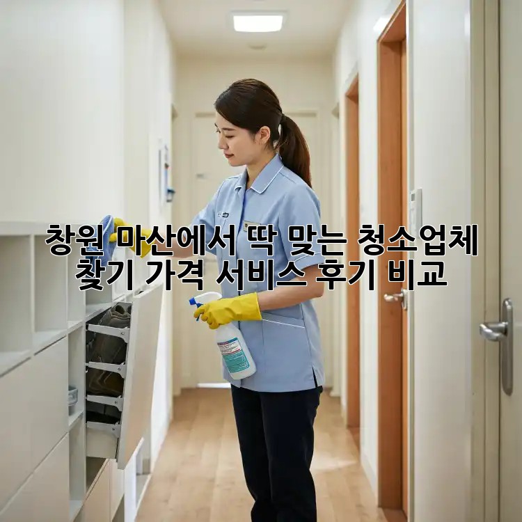 창원 마산에서 딱 맞는 청소업체 찾기: 가격, 서비스, 후기 비교