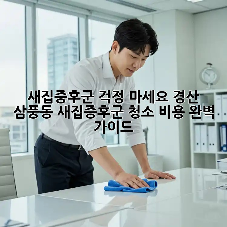 새집증후군, 걱정 마세요! 경산 삼풍동 새집증후군 청소 비용 완벽 가이드