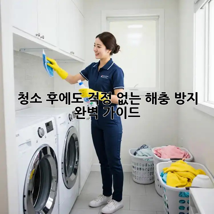 청소 후에도 걱정 없는 해충 방지 완벽 가이드