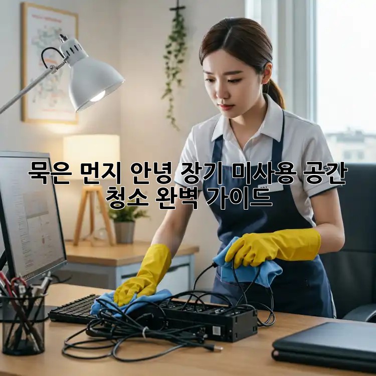 묵은 먼지, 안녕! 장기 미사용 공간 청소 완벽 가이드