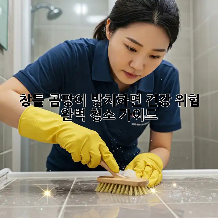 창틀 곰팡이, 방치하면 건강 위험! 완벽 청소 가이드