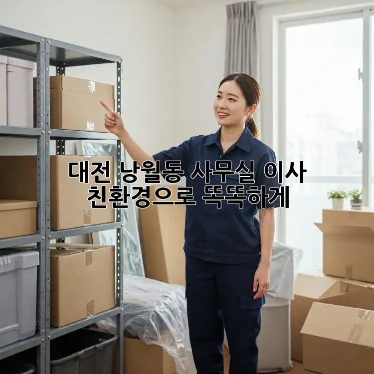 대전 낭월동 사무실 이사, 친환경으로 똑똑하게!