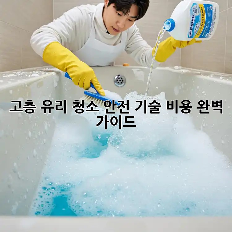 고층 유리 청소: 안전, 기술, 비용 완벽 가이드 🏙️✨